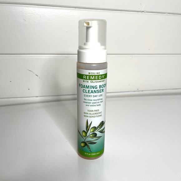 Medline Remedy Foaming Body Cleanser with Olivamine 9 oz NEW - Picture 1 of 4